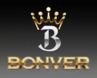 Logo Bonver Casino v kontrastu s terakotovou barvou
